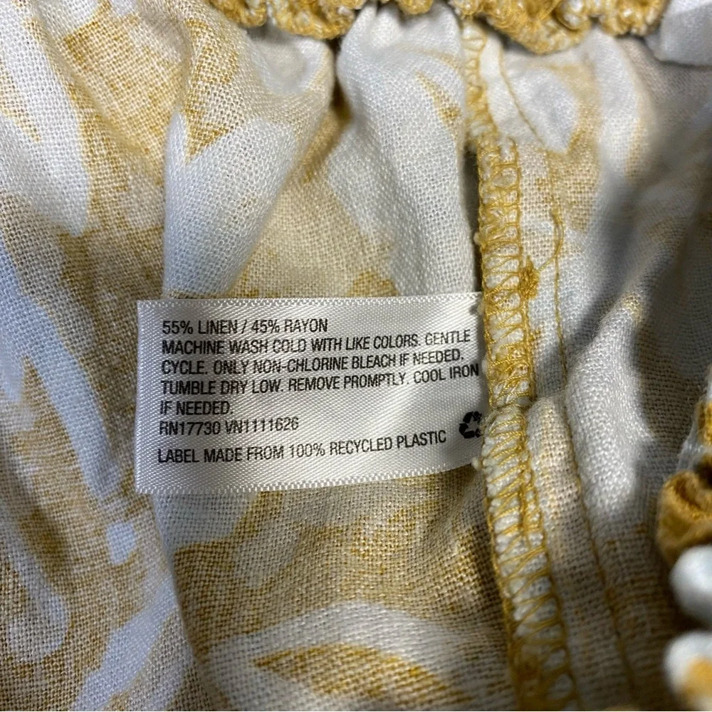 NEW Ava & Viv Linen Shorts Floral Print Loose Fit relaxed Flowy Summer Short 2X - Picture 8 of 10